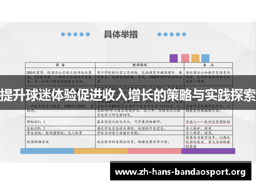 提升球迷体验促进收入增长的策略与实践探索